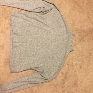 Cropped turtle knock sweater